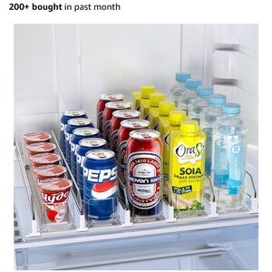 Soda and Bottle Organizer for Refrigerator